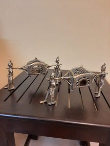 Palanquin and its Bearers Dokra